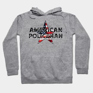 American Policeman - Blue Collar Worker Hoodie